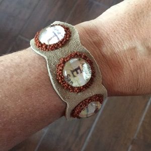 NWOT Leather Texas Bracelet